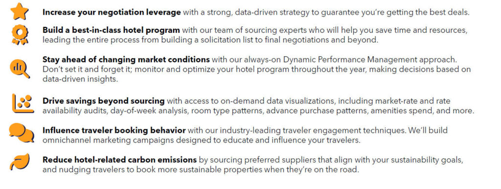 Strategies for negotiation, savings, and sustainable hotel management.